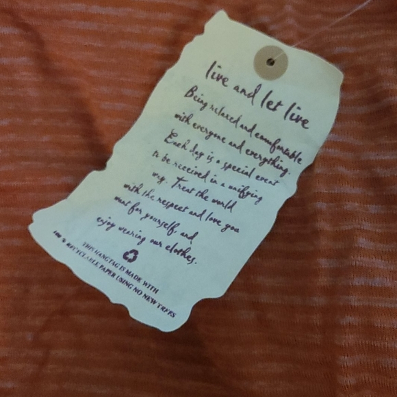 ONEWORLD Blouse with Tassel Scarf NWT - Picture 6 of 7